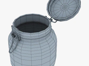 jar hermetic 1 liter v 1 3D Model