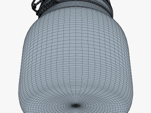 jar hermetic 1 liter v 1 Model 3D
