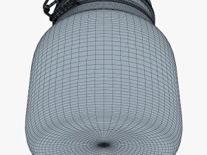 jar hermetic 1 liter v 1 3D Model