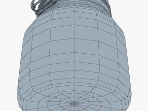 jar hermetic 1 liter v 1 Model 3D