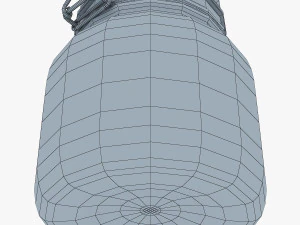 jar hermetic 1 liter v 1 3D Model