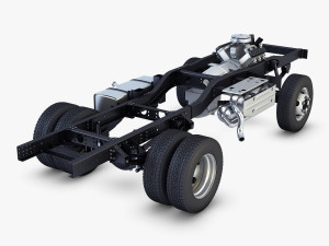 truck chassis 4x4 v 1 Modello 3D