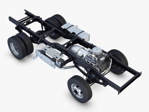 truck chassis 4x4 v 1 Modello 3D