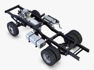 truck chassis 4x4 v 1 Modello 3D