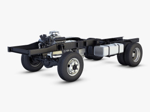 truck chassis 4x4 v 1 Modello 3D