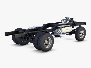 truck chassis 4x4 v 1 Modello 3D
