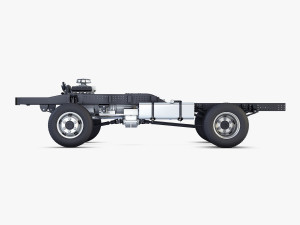truck chassis 4x4 v 1 Modello 3D