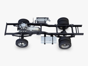 truck chassis 4x4 v 1 Modello 3D