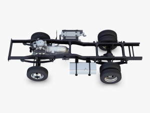 truck chassis 4x4 v 1 Modello 3D