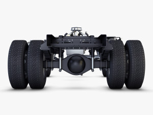 truck chassis 4x4 v 1 Modello 3D