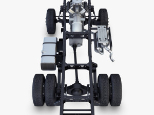 truck chassis 4x4 v 1 Modello 3D