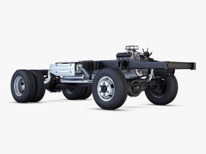 truck chassis 4x4 v 1 Modello 3D