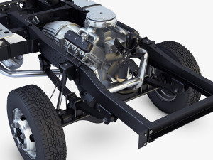 truck chassis 4x4 v 1 Modello 3D