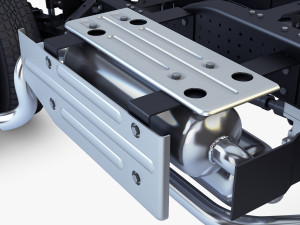 truck chassis 4x4 v 1 Modello 3D