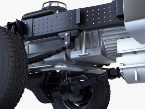 truck chassis 4x4 v 1 Modello 3D