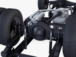 truck chassis 4x4 v 1 Modello 3D