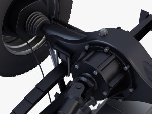 truck chassis 4x4 v 1 Modello 3D
