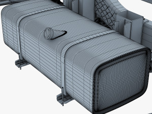 truck chassis 4x4 v 1 Modello 3D