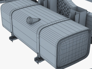 truck chassis 4x4 v 1 Modello 3D