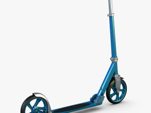 kick scooter blue 3D Model