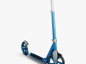 kick scooter blue 3D Model