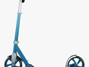 kick scooter blue Model 3D