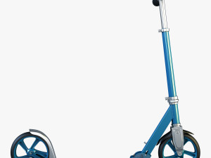 kick scooter blue Model 3D