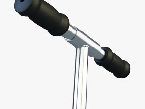 kick scooter blue 3D Model