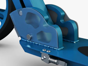 kick scooter blue 3D Model