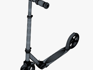 kick scooter blue Model 3D