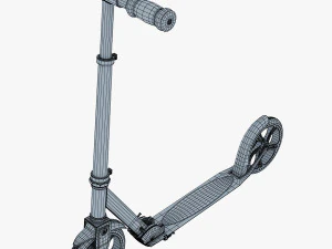 kick scooter blue 3D Model