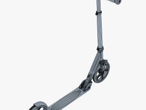 kick scooter blue Model 3D