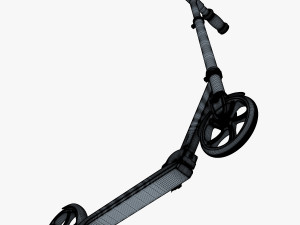 kick scooter blue Model 3D