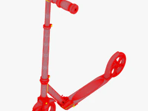 kick scooter blue 3D Model