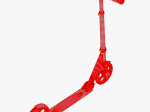 kick scooter blue Model 3D