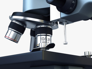 celestron laboratory biological microscope Modello 3D