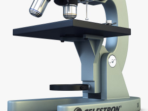 celestron laboratory biological microscope Modello 3D