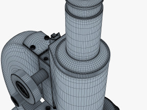 celestron laboratory biological microscope Modello 3D