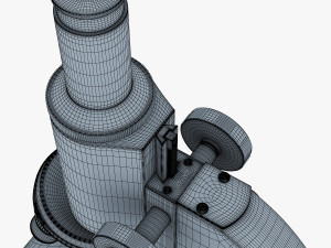 celestron laboratory biological microscope Modello 3D