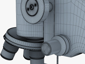 celestron laboratory biological microscope Modello 3D
