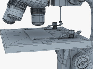 celestron laboratory biological microscope Modello 3D