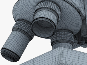 celestron laboratory biological microscope Modello 3D