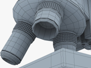 celestron laboratory biological microscope Modello 3D