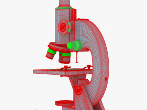 celestron laboratory biological microscope Modello 3D