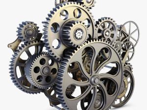 gear mechanism v 1 3D Model