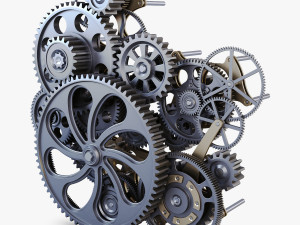 gear mechanism v 1 3Dモデル