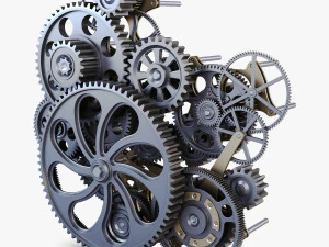 gear mechanism v 1 3D Model