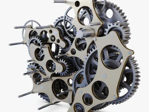 gear mechanism v 1 3D Model