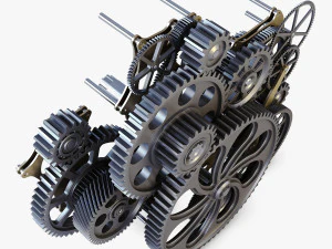 gear mechanism v 1 3D Model