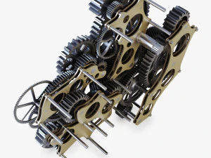 gear mechanism v 1 3D Model